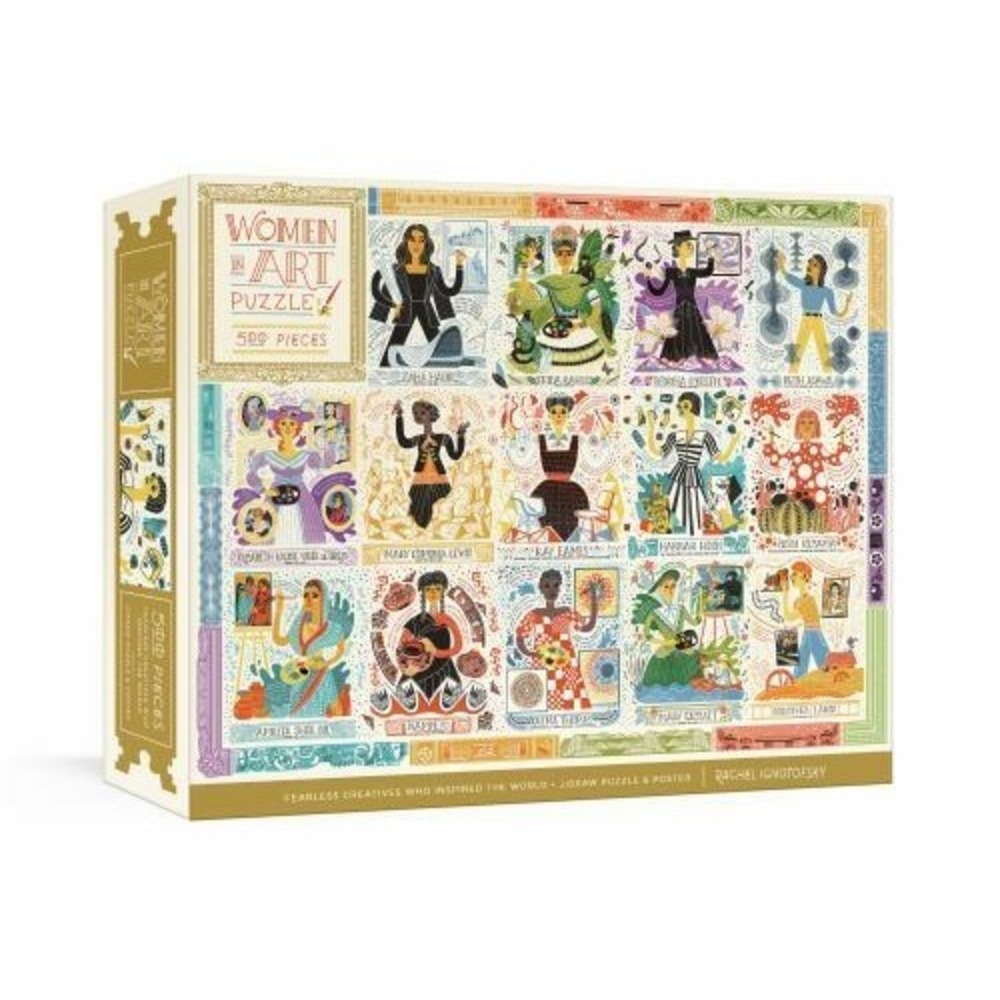 Women in Art Puzzle : Fearless Creatives Who Inspired the World 500-Piece Jigsaw